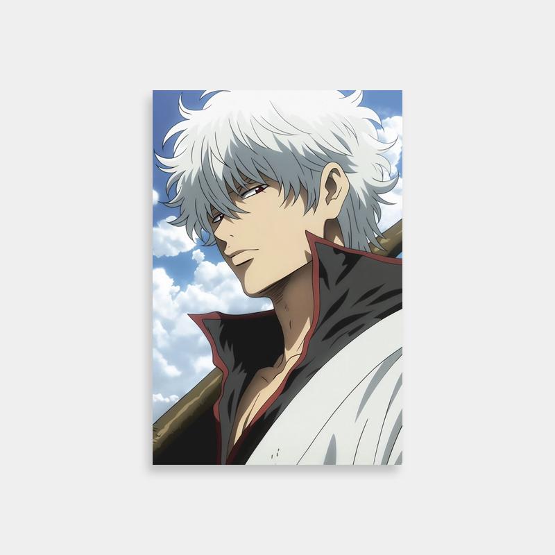 Gintoki Sakata Poster - Gintama Anime Wall Art