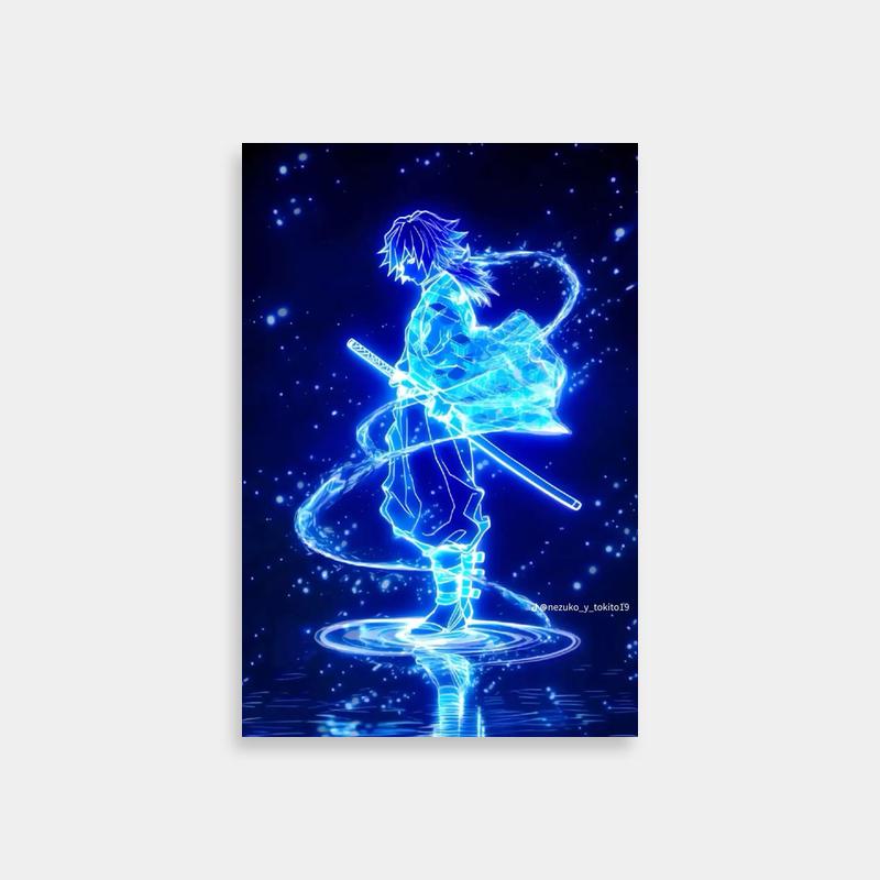 Giyu Tomioka Demon Slayer Poster - Premium Anime Wall Decor