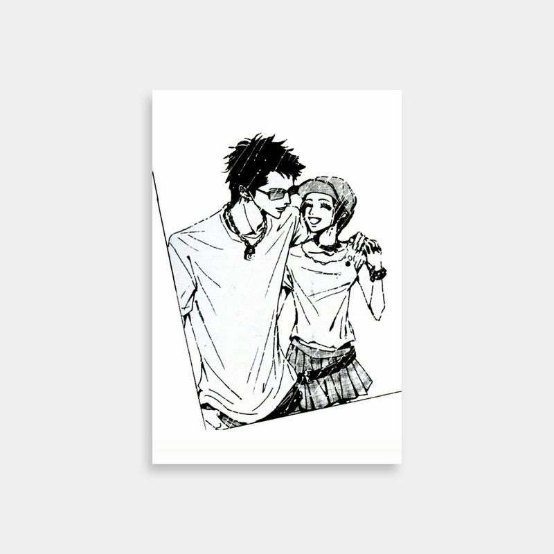 Ren Honjo Nana Poster - Two People Embracing Art