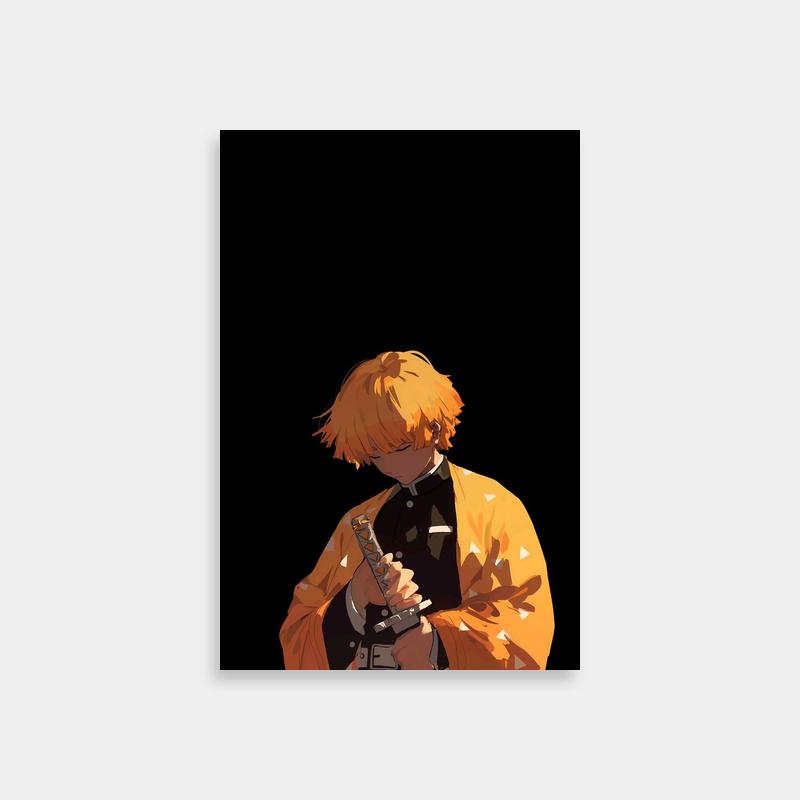 Zenitsu Agatsuma Demon Slayer Official Poster