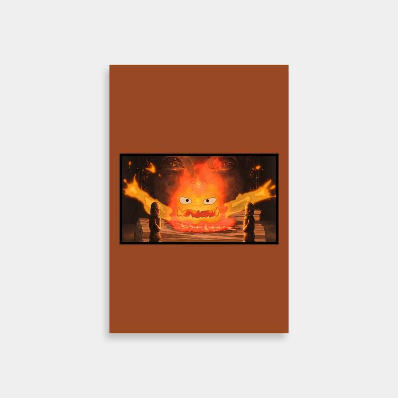 Howl's Moving Castle Fire-Breathing Character Poster