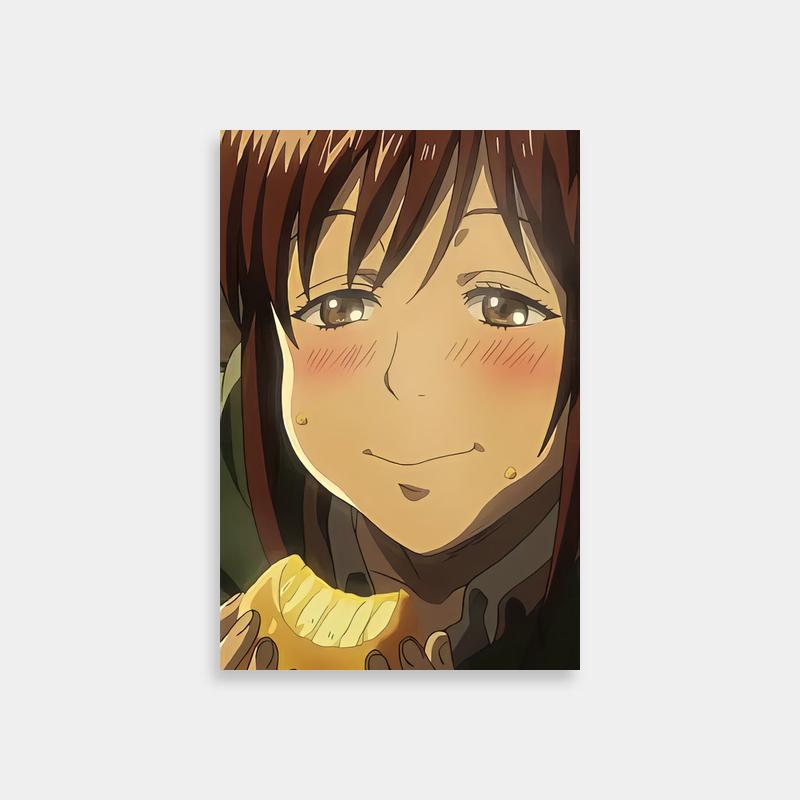 Sasha Braus Attack on Titan Banana Scene Poster