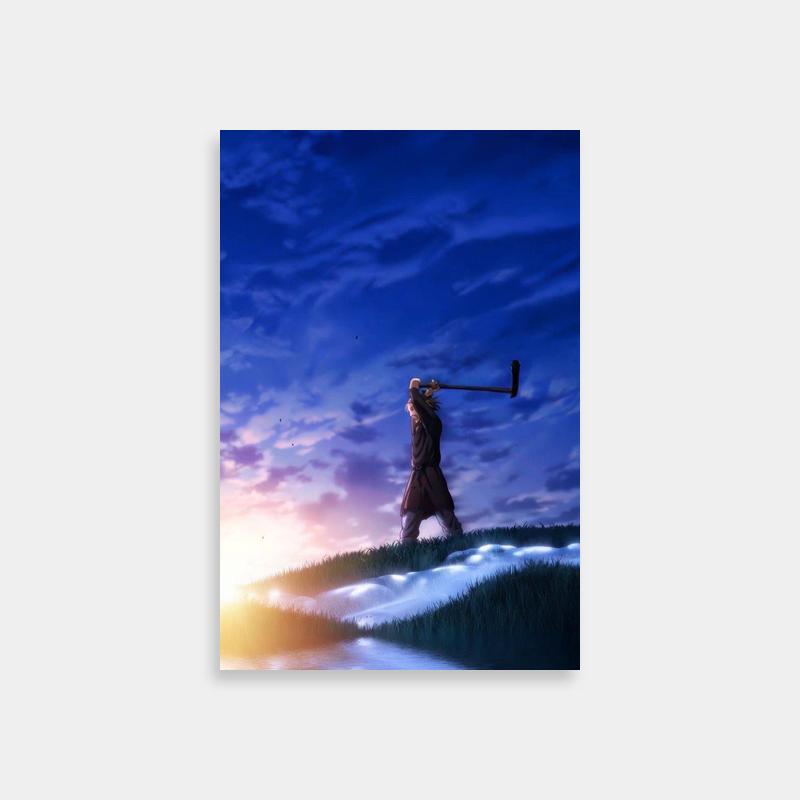 Vinland Saga Thors Wall Art - Man in Green Field