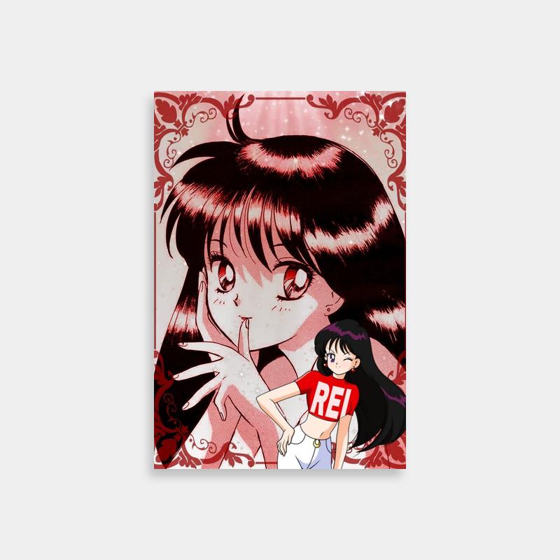 Rei Hino & Friend Sailor Moon Poster - Anime Duo Art