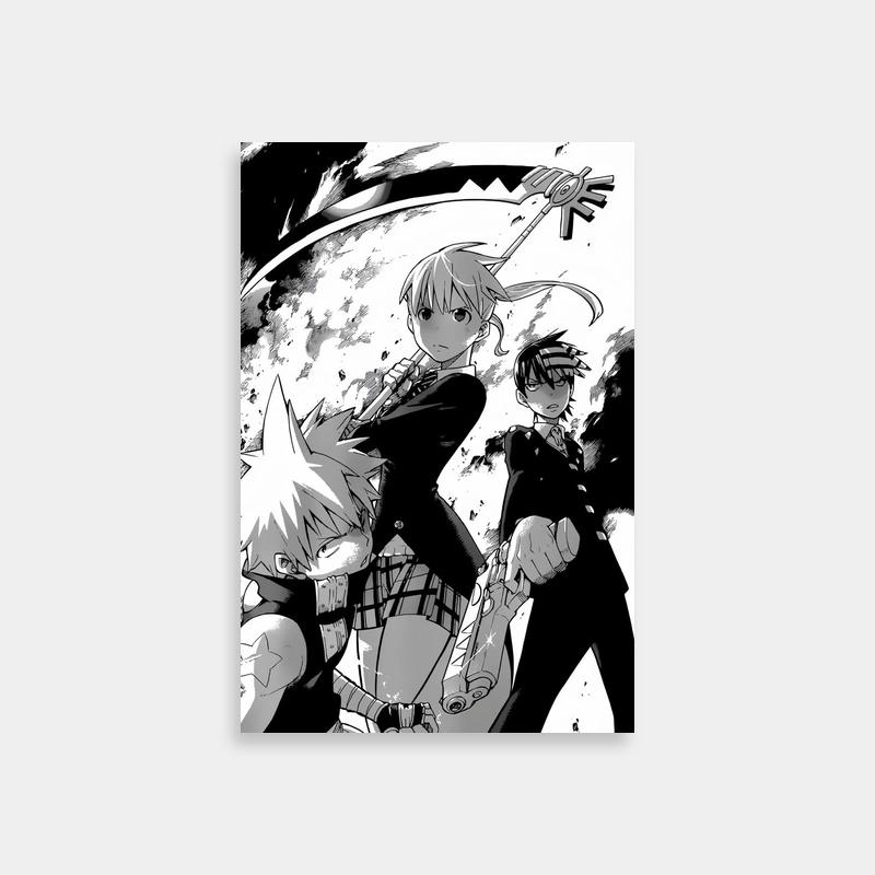 Soul Eater Duo Poster - Death The Kid & Anime Character Art