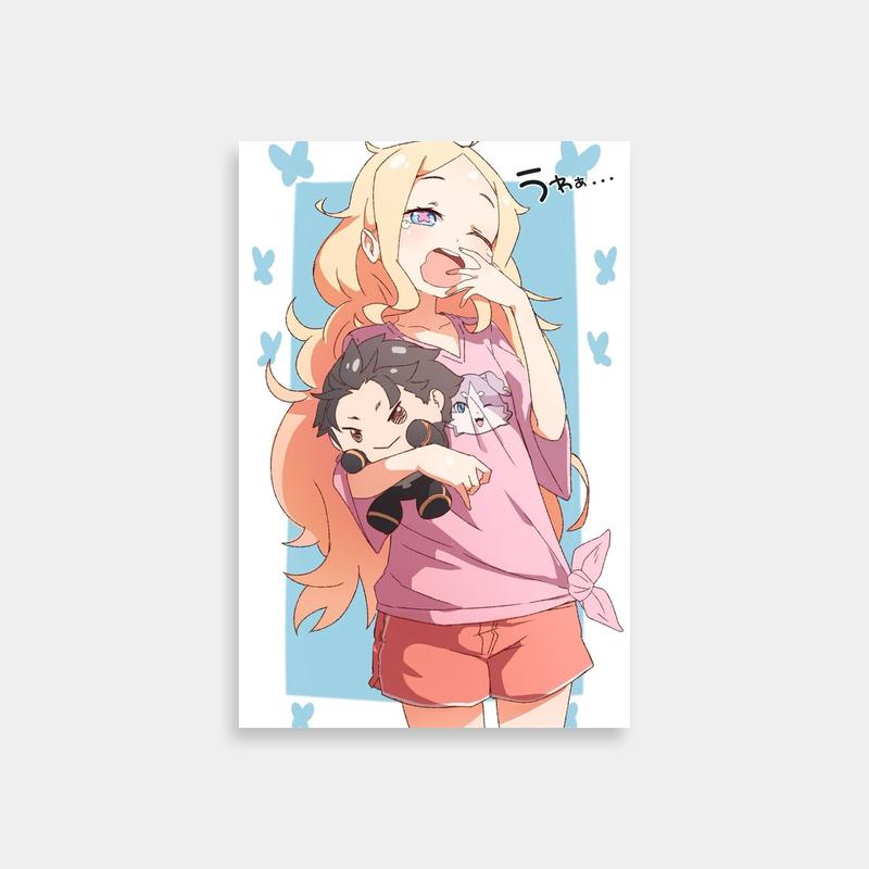Beatrice Re:Zero Anime Poster - Blonde Hair & Pink Outfit