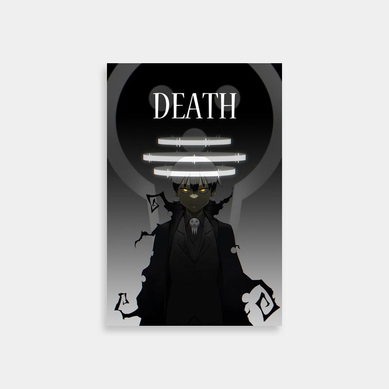 Death the Kid Poster - Soul Eater Anime Art