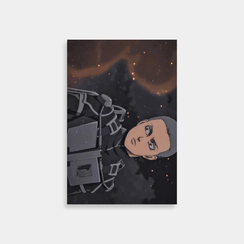 Connie Springer Attack on Titan Poster - Surreal Floating Scene