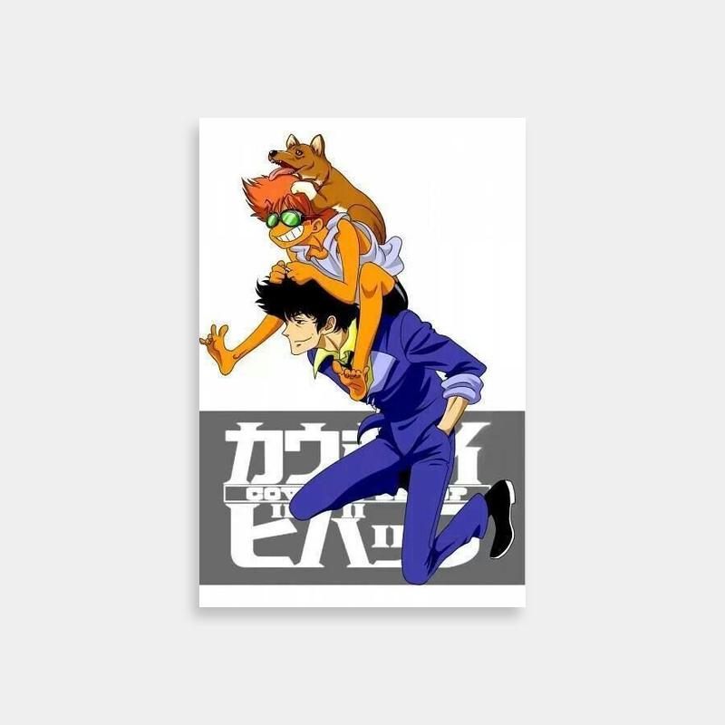 Edward Wong Cowboy Bebop Anime Poster - Character Carry Scene