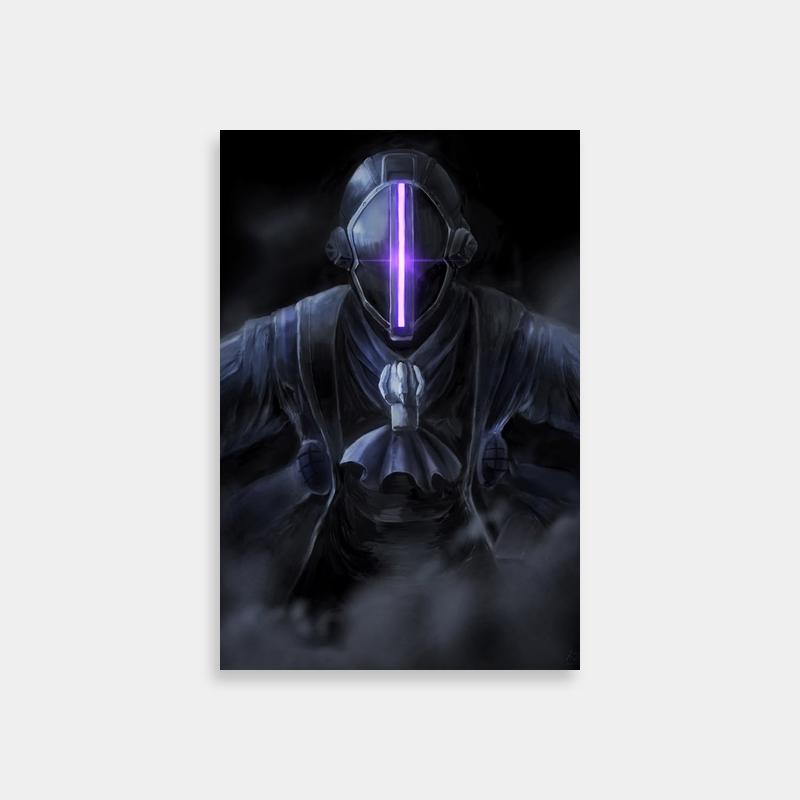 Bondrewd Made in Abyss Space Suit Purple Light Poster