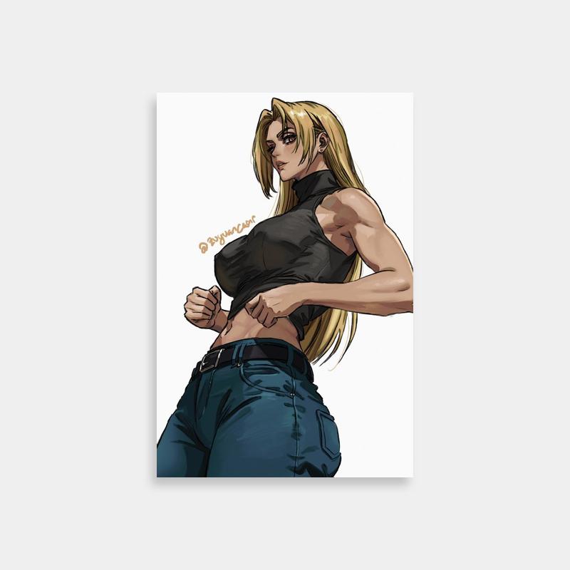Yuki Tsukumo Casual Pose Poster - Jujutsu Kaisen Art
