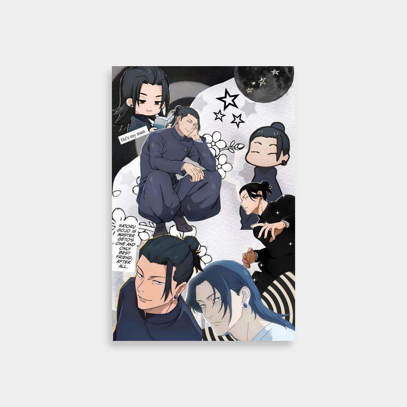 Suguru Geto Jujutsu Kaisen Anime Poster - Expressive Character Art