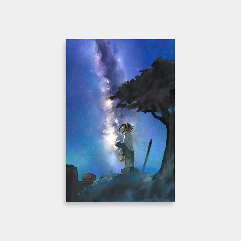 Yoh Asakura Shaman King Poster - Night Sky Scene