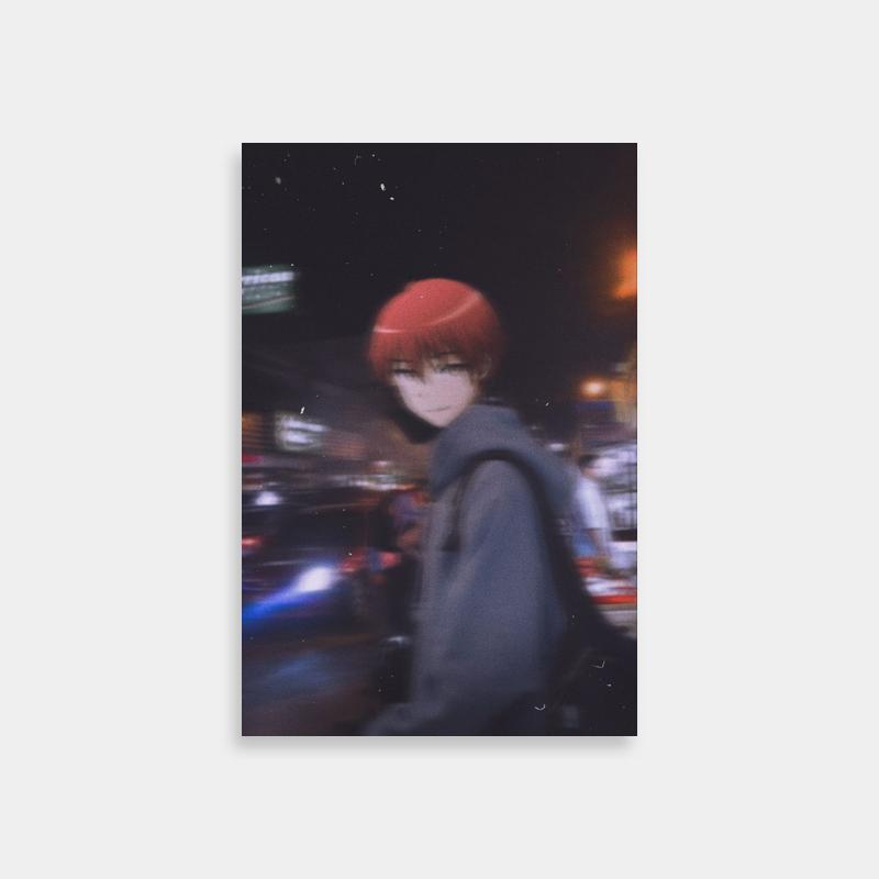 Karma Akabane Street Scene Poster - Assassination Classroom Art