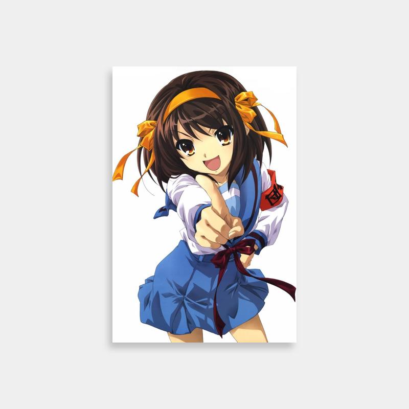 Haruhi Suzumiya Anime Poster - The Melancholy of Haruhi Suzumiya