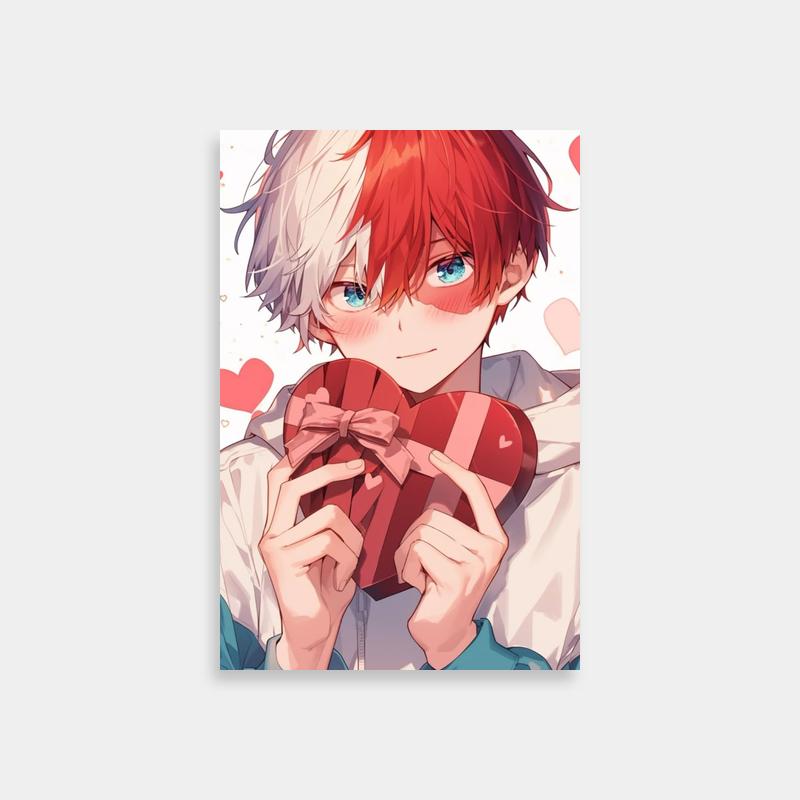 Shoto Todoroki My Hero Academia Poster - Heart Box Art