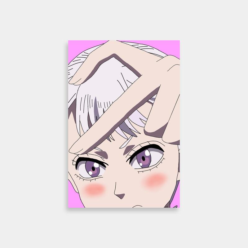 Noelle Silva Black Clover Minimalist Anime Art