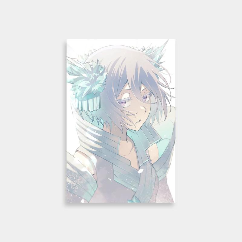 Rukia Kuchiki Bleach Anime Art - Long Hair Blue Eyes