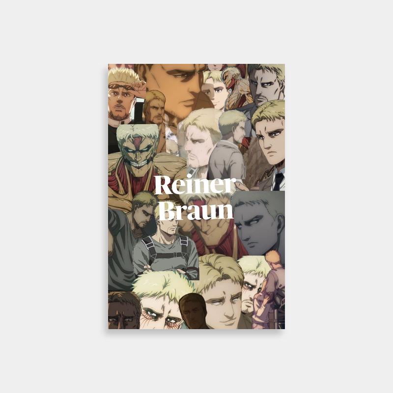 Reiner Braun Character Collection Anime Poster
