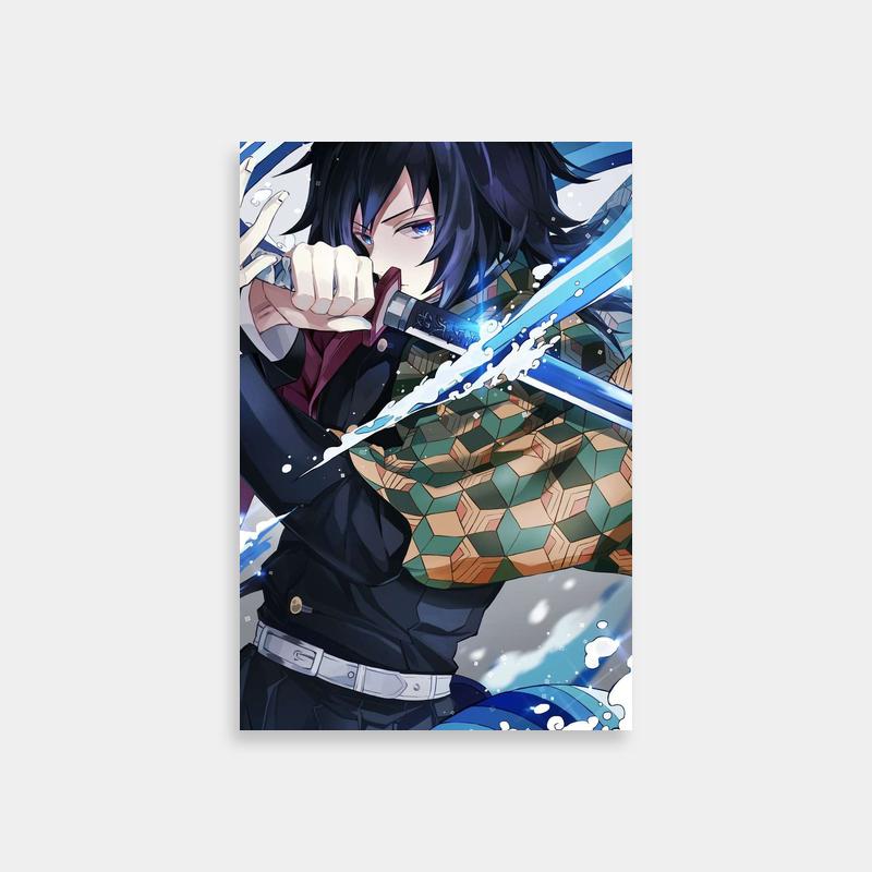 Giyu Tomioka Demon Slayer HD Poster - 1080x1920 Resolution
