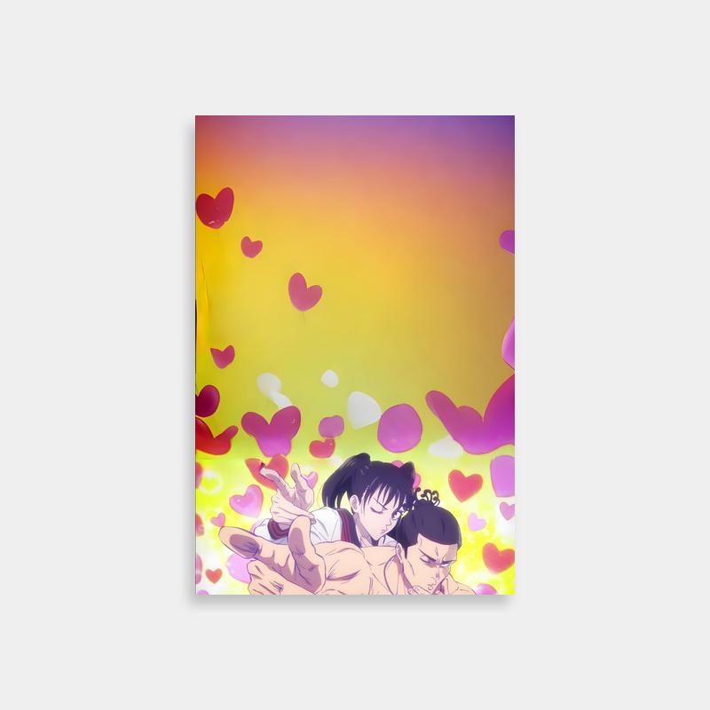 Aoi Todo Jujutsu Kaisen Poster - Heartwarming Character Hug