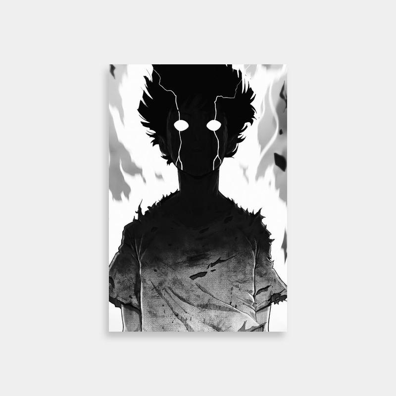 Shigeo Kageyama Mob Psycho 100 Black & White Art