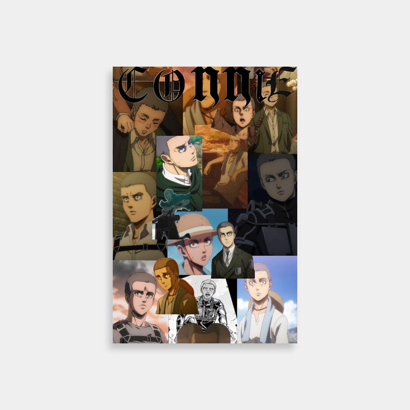 Connie Springer Attack on Titan Group Poster - Anime Art Print