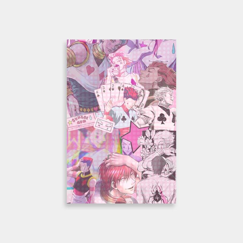 Hisoka Anime Poster - Hunter x Hunter Pink Hair Character