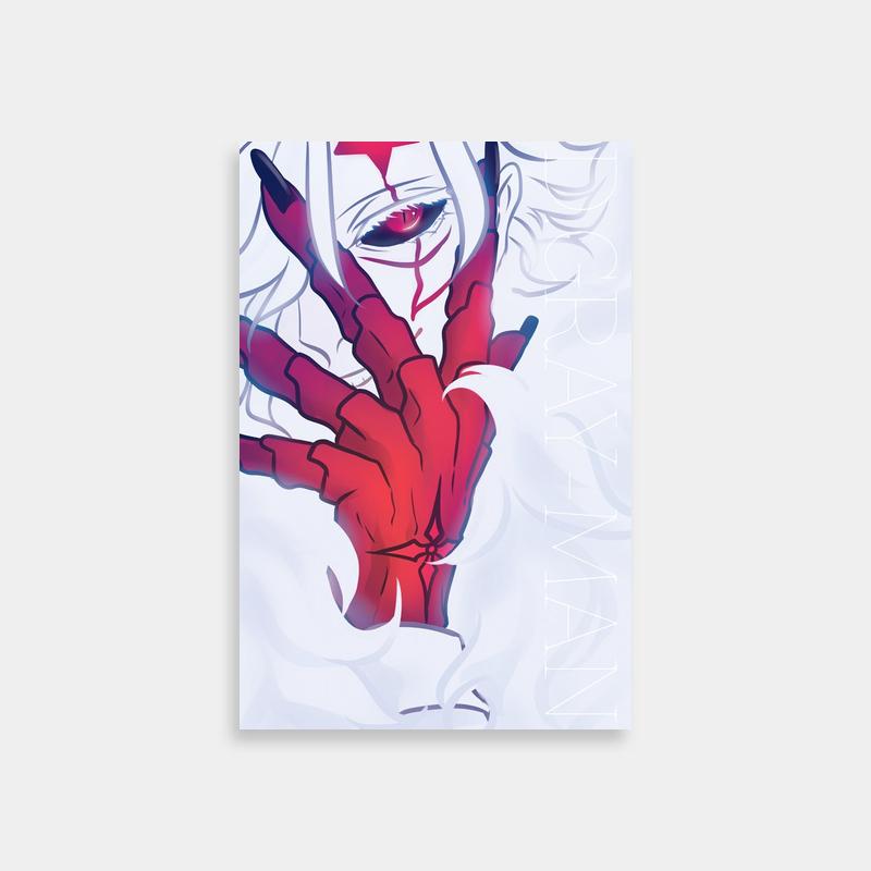 Allen Walker D.Gray-Man Anime Poster - Character with Raised Hand