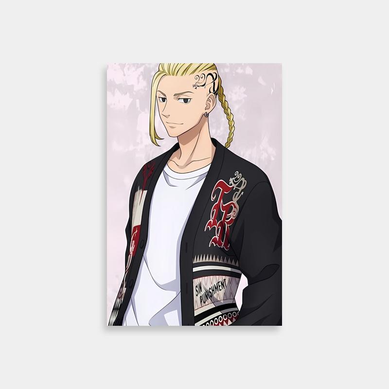 Tokyo Revengers Draken Poster - Blonde Anime Character Art