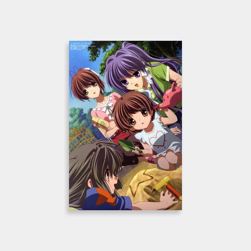 Clannad Characters Poster - Fuuko Ibuki & More