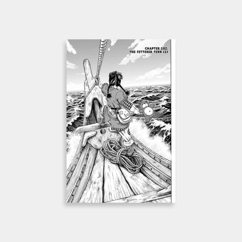 Gudrid Vinland Saga Boat Scene Poster - Ocean Adventure Art