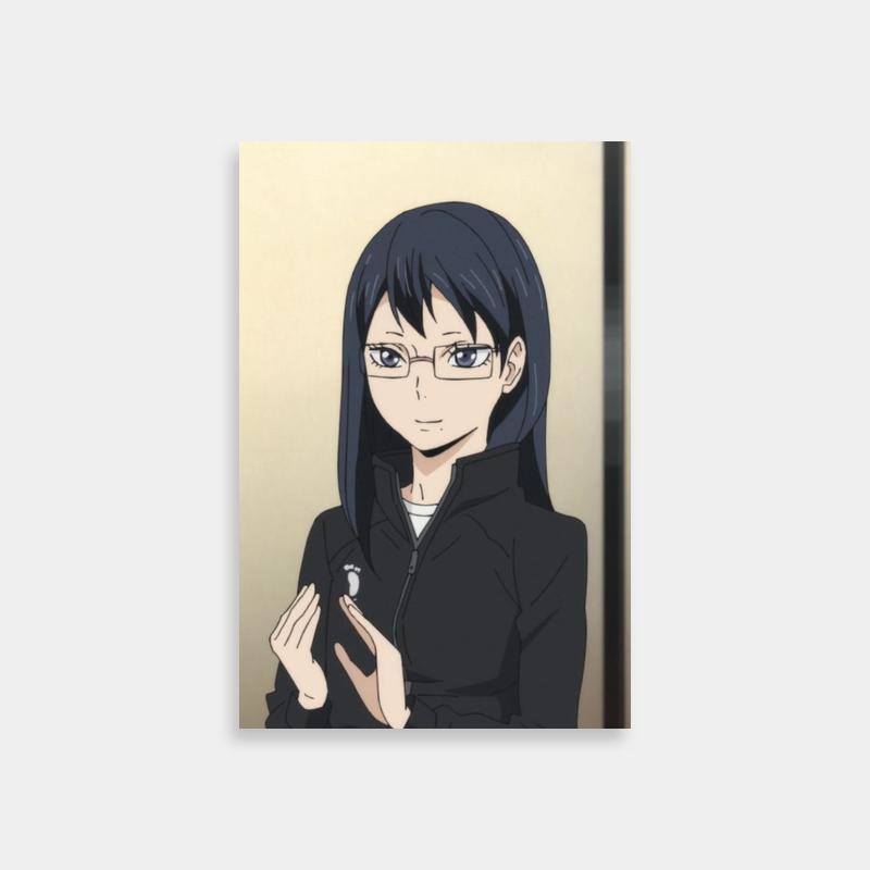 Kiyoko Shimizu Haikyuu Glasses Poster