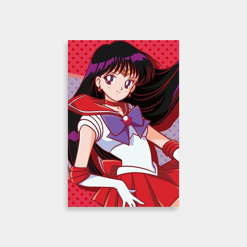 Rei Hino Sailor Moon Poster - Anime Wall Art