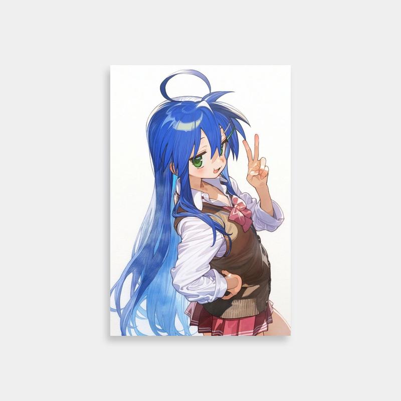 Konata Izumi Lucky Star Anime Poster - Japan-Inspired Wall Art