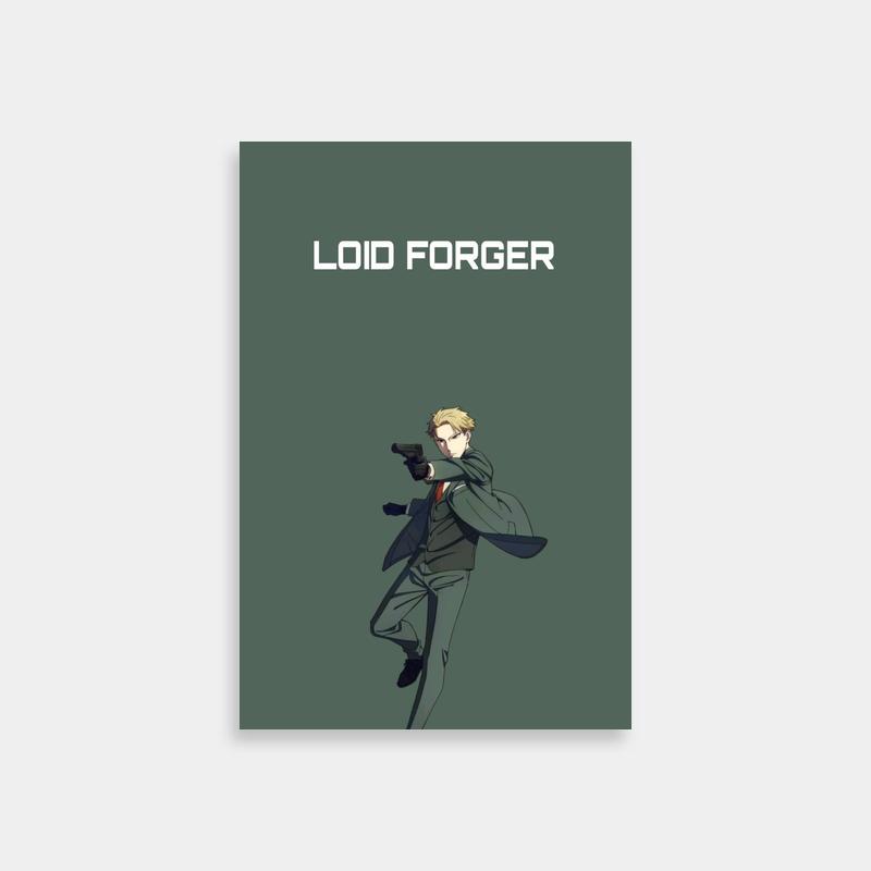 Loid Forger Spy x Family Anime Poster