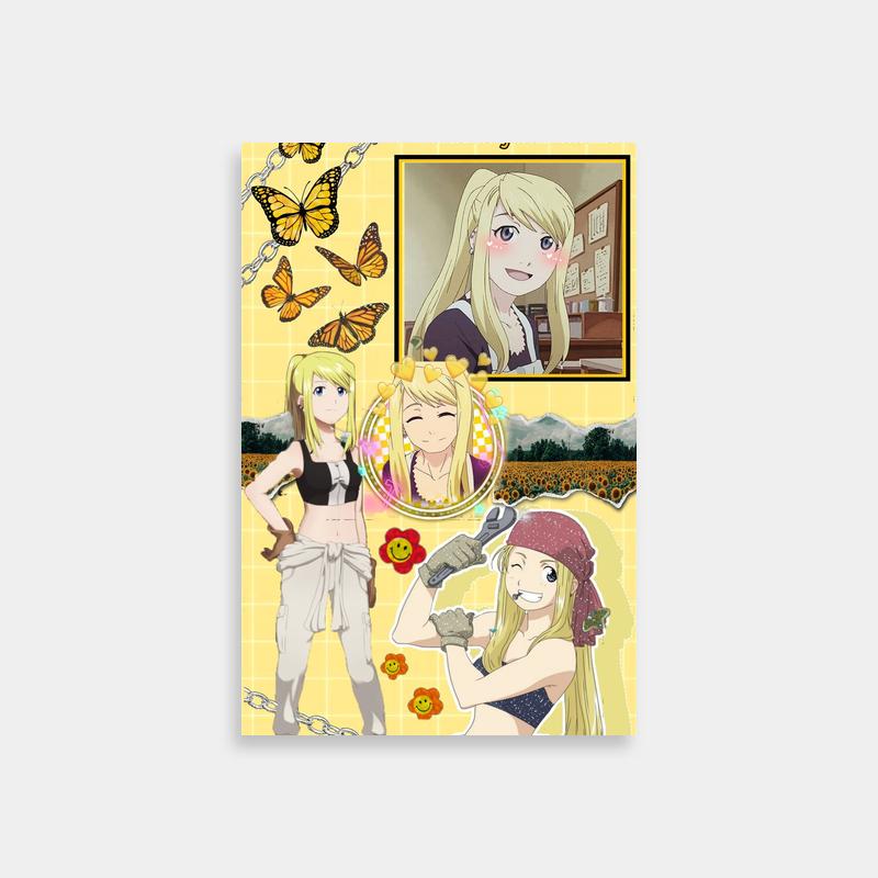 Winry Rockbell Fullmetal Alchemist Poster - Anime Art Print
