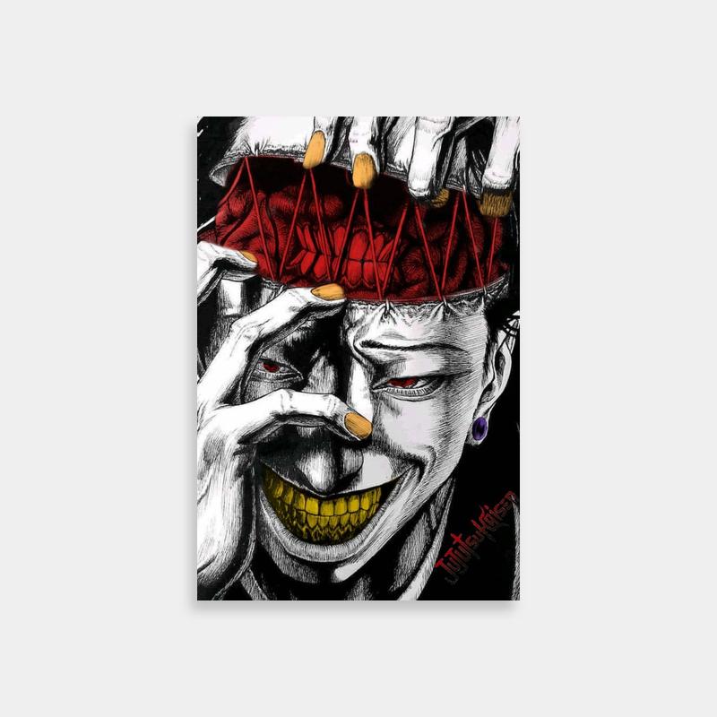 Kenjaku Jujutsu Kaisen Clown Art Poster - Unique Anime Decor