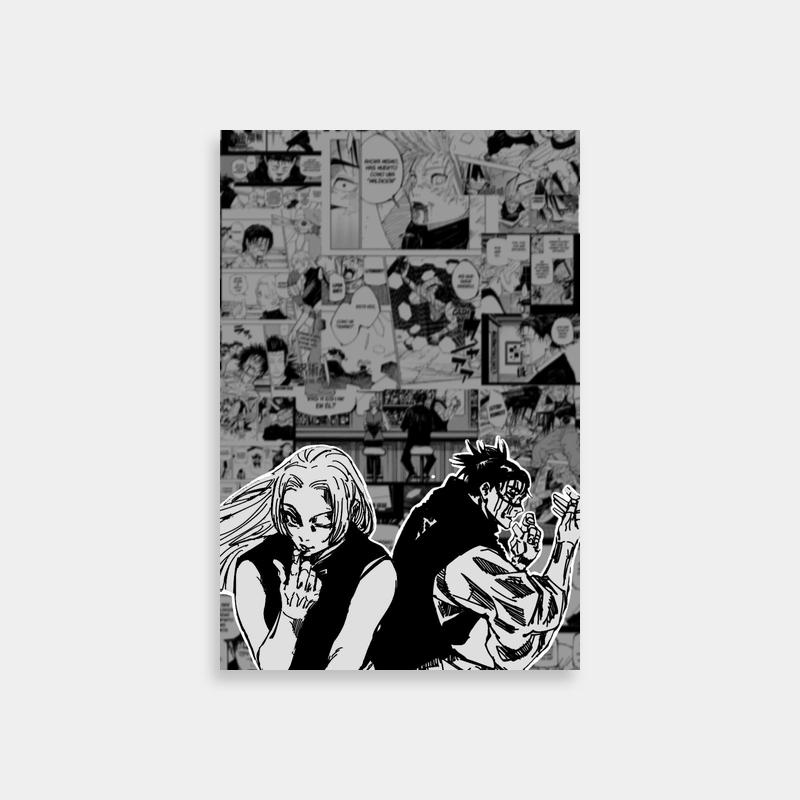 Choso & Yuki Tsukumo Ship Art - Jujutsu Kaisen Poster