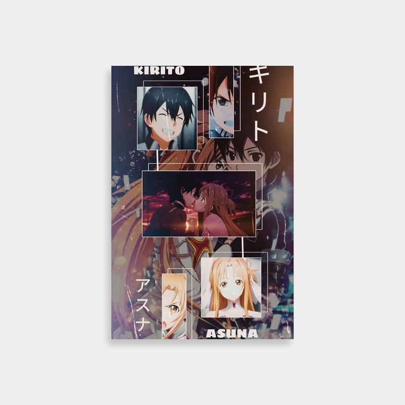 Klein Sword Art Online Anime Poster - Multi-Character Wall Art