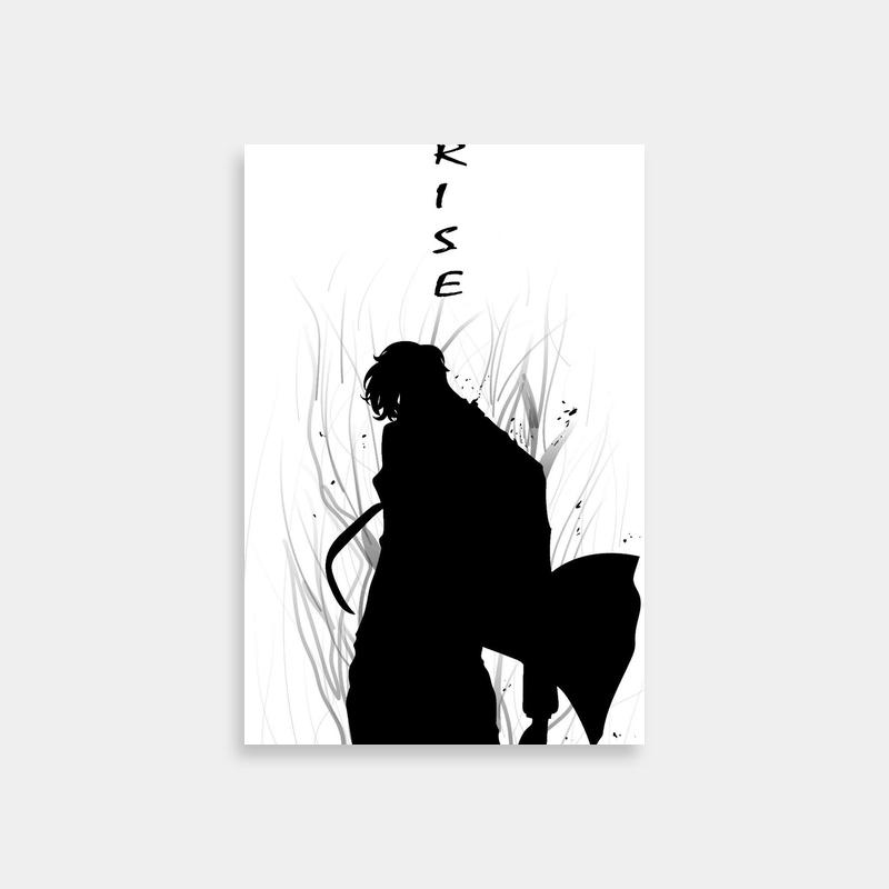 Solo Leveling Sung Jin-Woo Poster - Silhouette with Umbrella Art Print