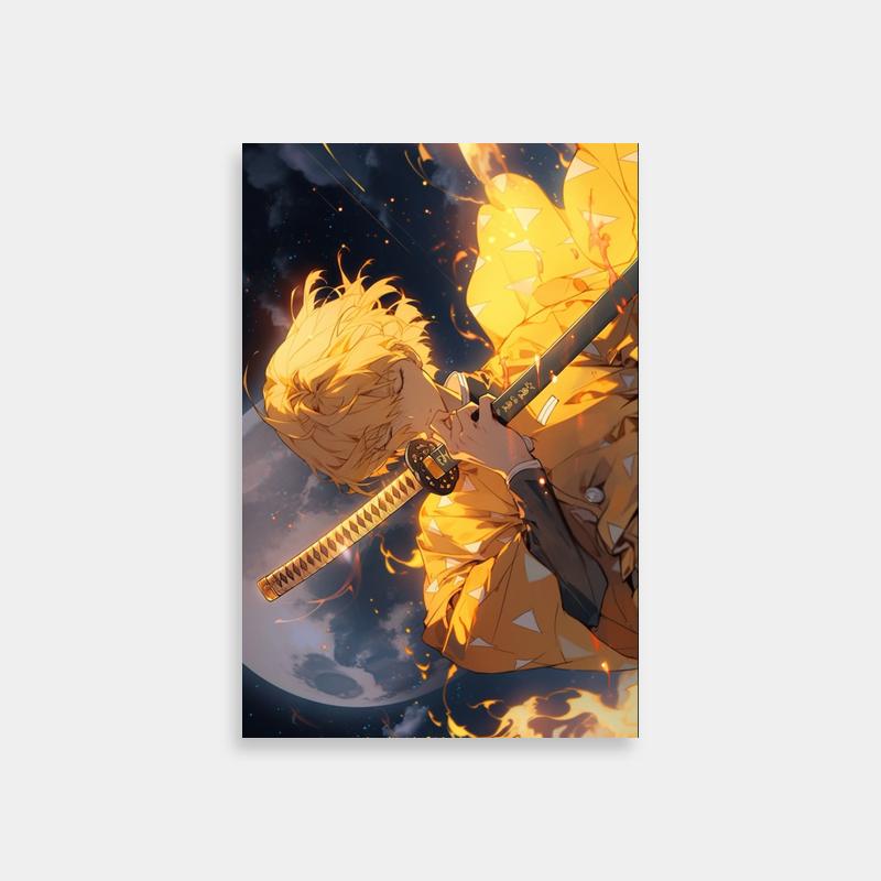 Zenitsu Agatsuma Demon Slayer Art Print