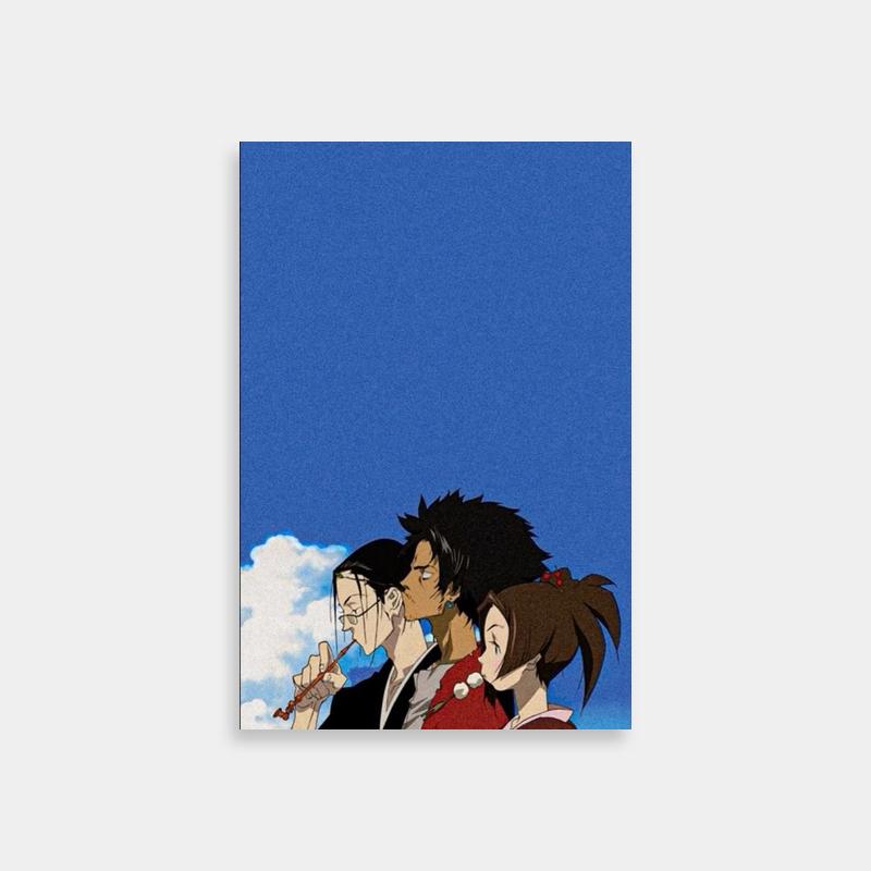 Samurai Champloo Fuu Poster - Dynamic Anime Scene Art