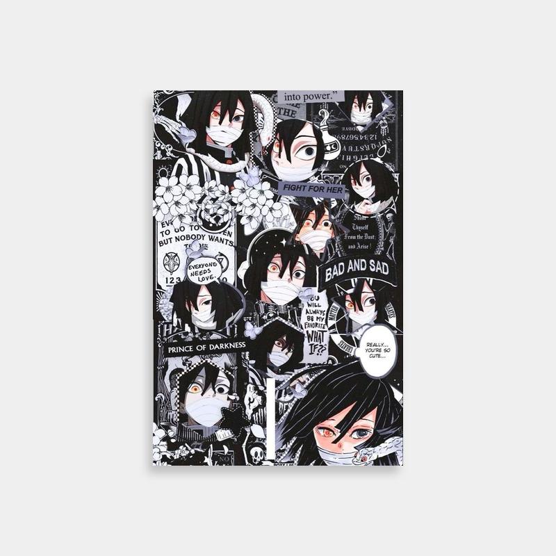 Obanai Iguro Black Art Demon Slayer Print