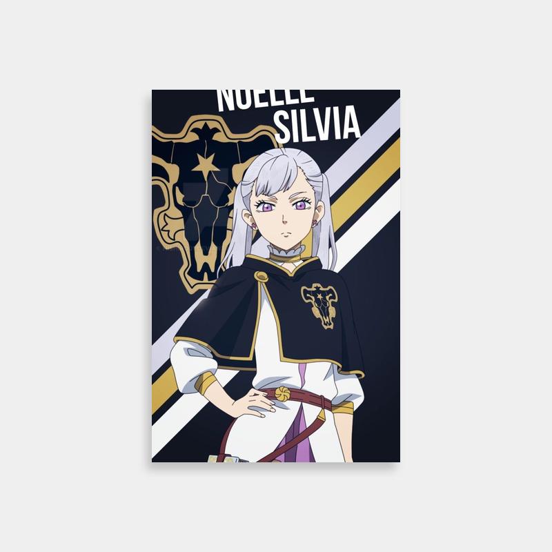 Noelle Silva Black Clover Anime Wall Art - Elegant Character Design