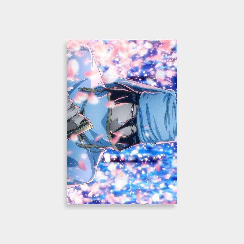 Byakuya Kuchiki Bleach Flying Anime Character Poster