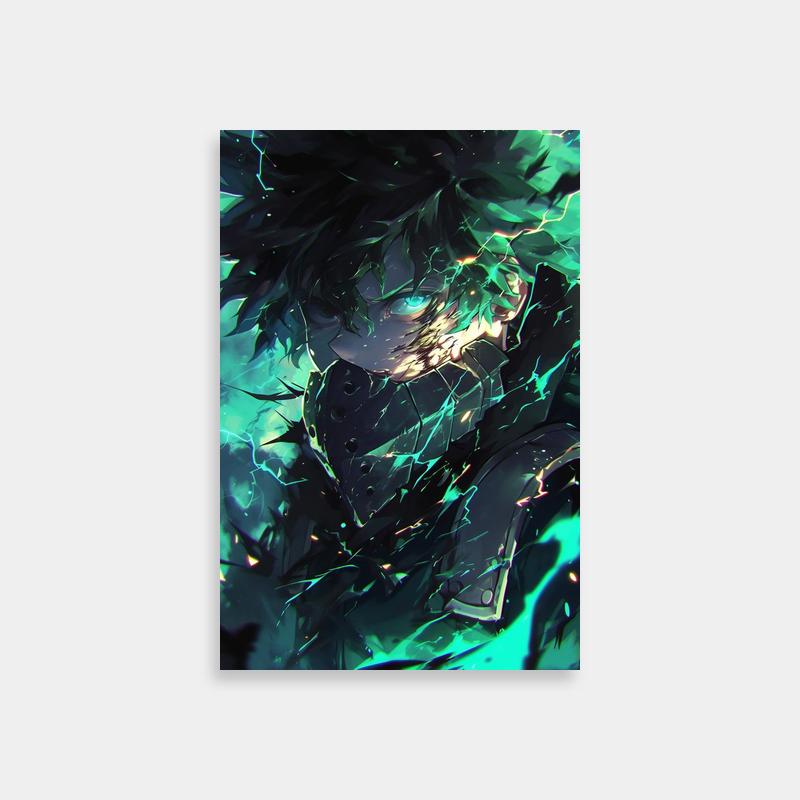 Izuku Midoriya My Hero Academia Print - Surrounded by Green Leaves