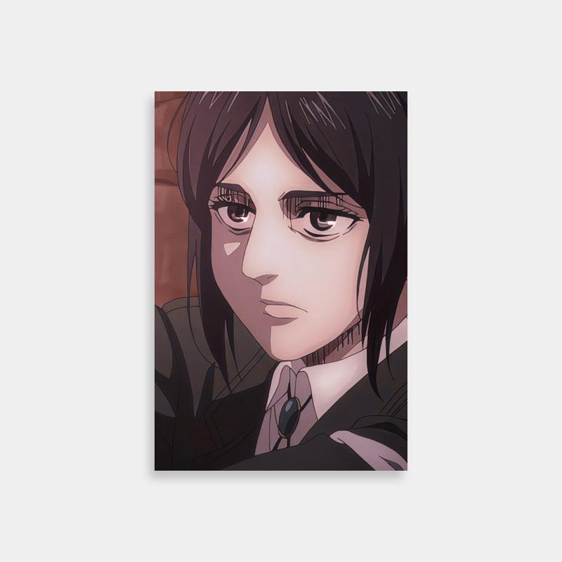 Pieck Finger Attack on Titan Wall Art - Black Hair & Brown Eyes Character