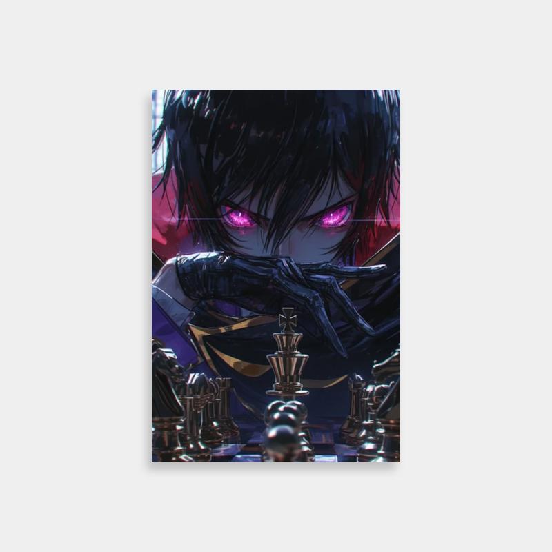 Code Geass Lelouch vi Britannia Poster - Chess Scene Art