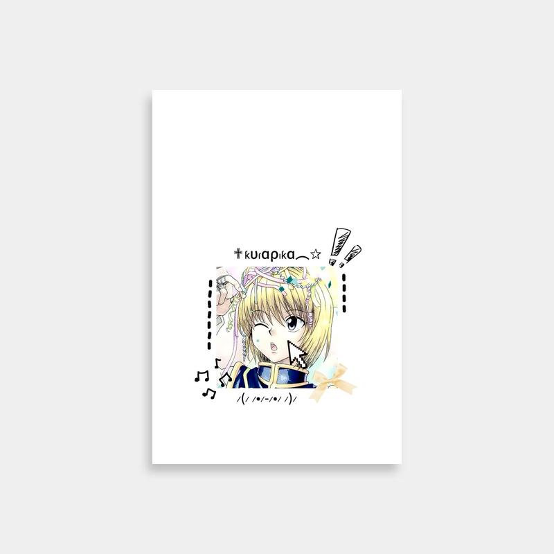 Kurapika Hunter x Hunter Blonde Anime Character Poster